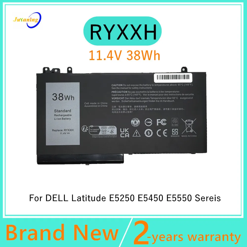 

RYXXH 05TFCY Laptop Battery For Dell Latitude E5250 E5450 E5550 9P4D2 11 3150 3160 0YD8XC