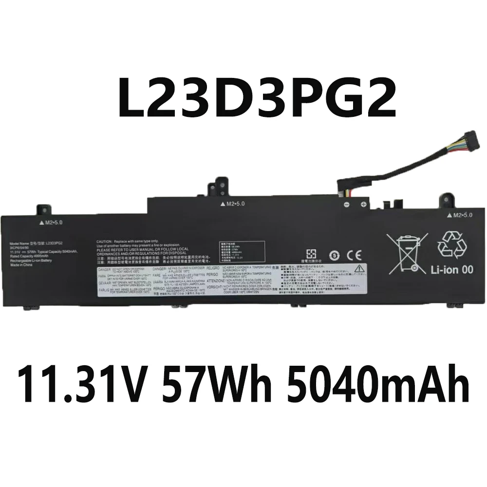 

L23D3PG2 11.31V 57Wh 5040mAh Laptop Battery For Lenovo ThinkPad E14 Gen 6 series L23C3PG2 L23B3PG2 L23L3PG2 L23M3PG2 L23X3PG2