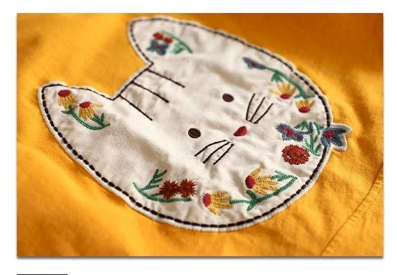 코튼 레트로 문학 티셔츠 여성 캐주얼 반소매 티셔츠 여름 라운드 넥 5 점 슬리브 루스 올 매치 여성 톱