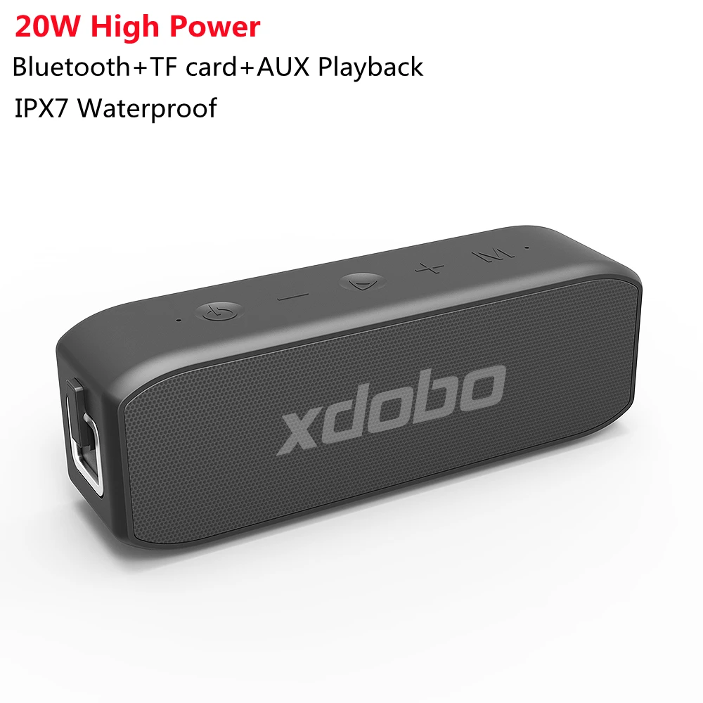 

Hifi TWS DSP 20 Вт высокомощная Беспроводная Bluetooth Колонка Super Bass стерео сабвуфер для улицы водонепроницаемый 5200 мАч TF/AUX Type C