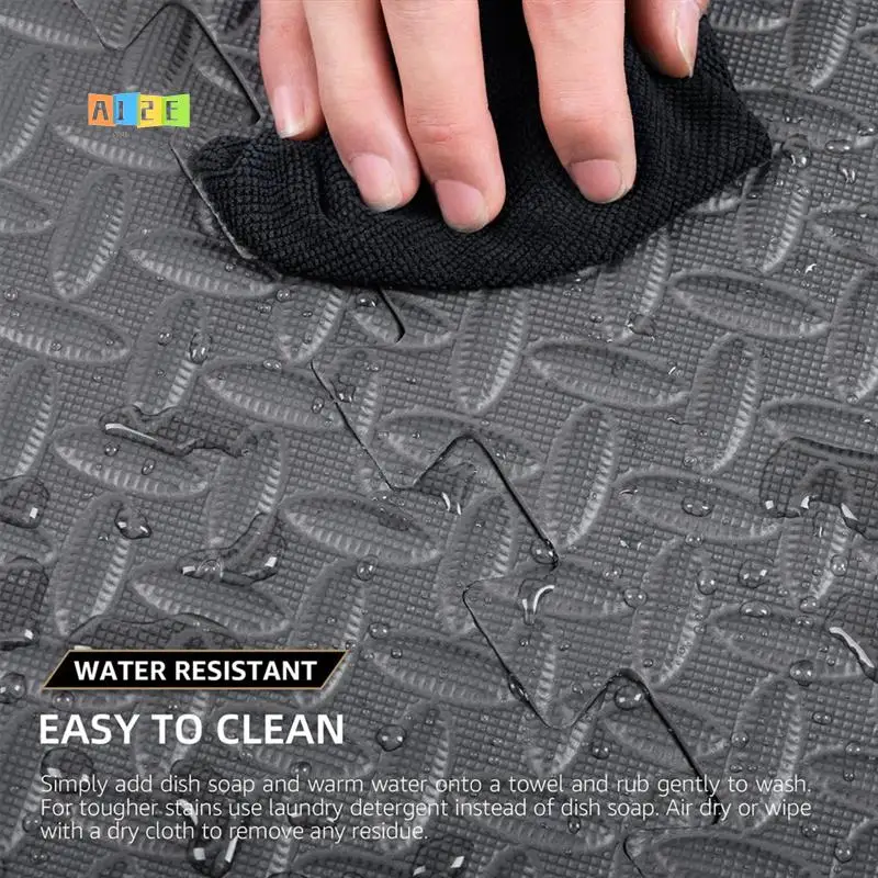 Paquete de A12E-12 alfombrillas de ejercicio para gimnasio en casa o acolchado de suelo para Yoga, pesas, equipo de gimnasio