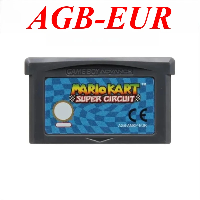 USA/EUR 32-Bit GBA Spielmodul Mario-Serie Videospielkonsolen-Karte Super Mario Bros ADVANCE Wario Land4 Golf Mario Kart