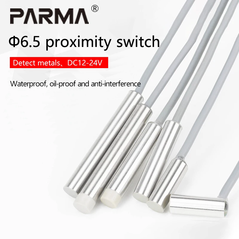 Φ6 proximity switch sensor Circular three-wire DC10-30v metal induction switch PNP/NPN, NO/NC