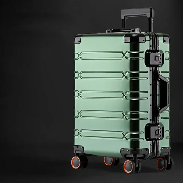 Traveltrolley Bagage 20 ''Handbagage Koffer Reistassen Rollende Bagage Aluminium-Magnesiumlegering Reiskoffer - afbeelding 1