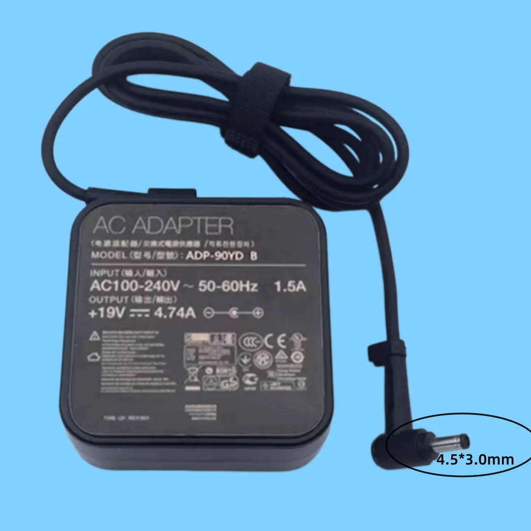 

Original EXA1202YH ADP-90YD B 90W 19V 4.74A AC Adapter Charger 4.5*3.0mm For Vivobook 16X M1603 M1603QA-NS77 Power Supply