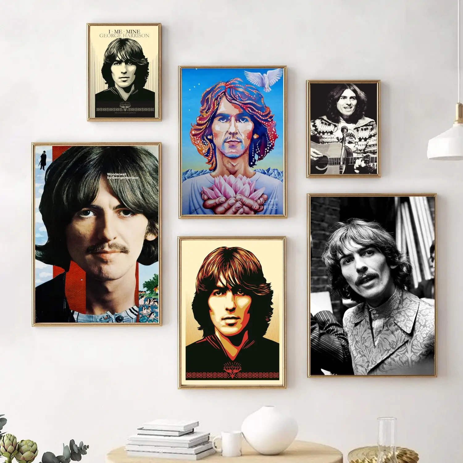 george harrison Poster Decorative Painting Canvas Poster Wall Art Living Room Posters Bedroom Painting