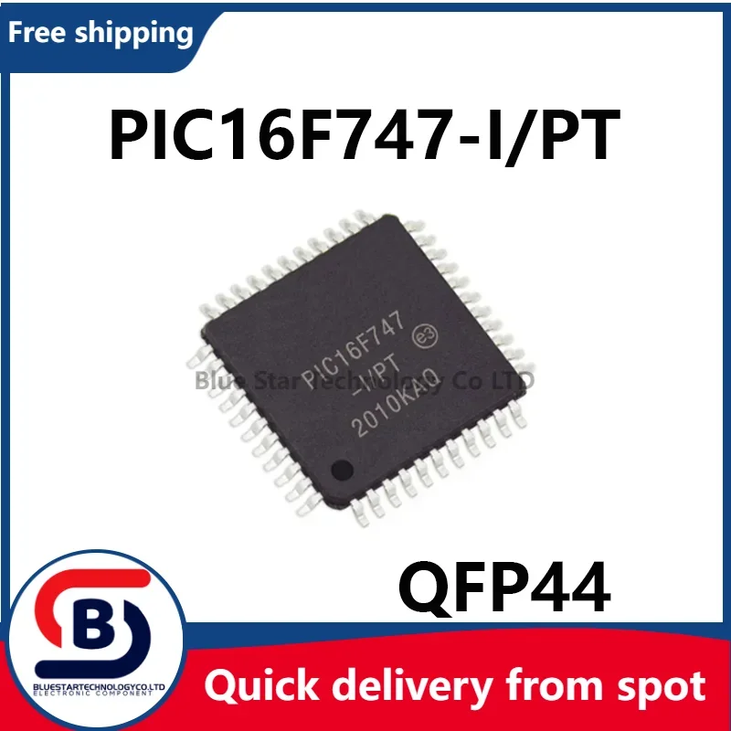 Free Shipping 5-20pcs/lots PIC16F747-I/PT PIC16F747 16F747 QFP44 Quick delivery from spot