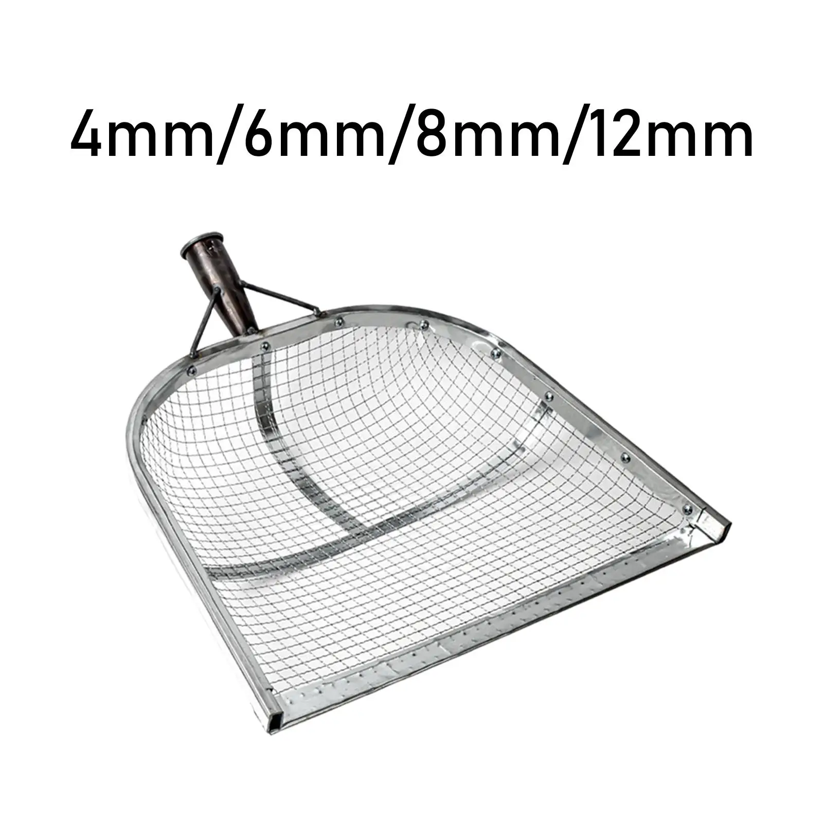 Durable Soil Shovel Sifting Agricultural Filter Net Sturdy Grain Dustpan for Corn Walnut Date Chestnut Farm Use