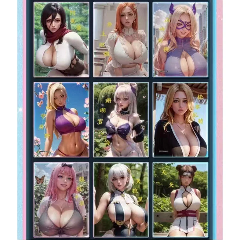 New Style Sexy Card ACG Card Goddess Story Limited Black Silk Sexy Loli Girls Sexy Nude Tempt Interesting Card Adult Collect