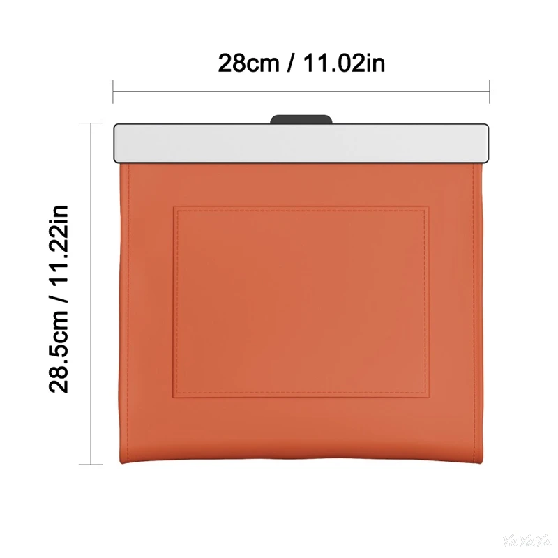 Magnetic Car Garbage Bag Waterproof Hanging Car Trash Can Storage Holder Multi-use Organizer For Audi A3 A4 Q3 Q5 Sline Sticker view 6