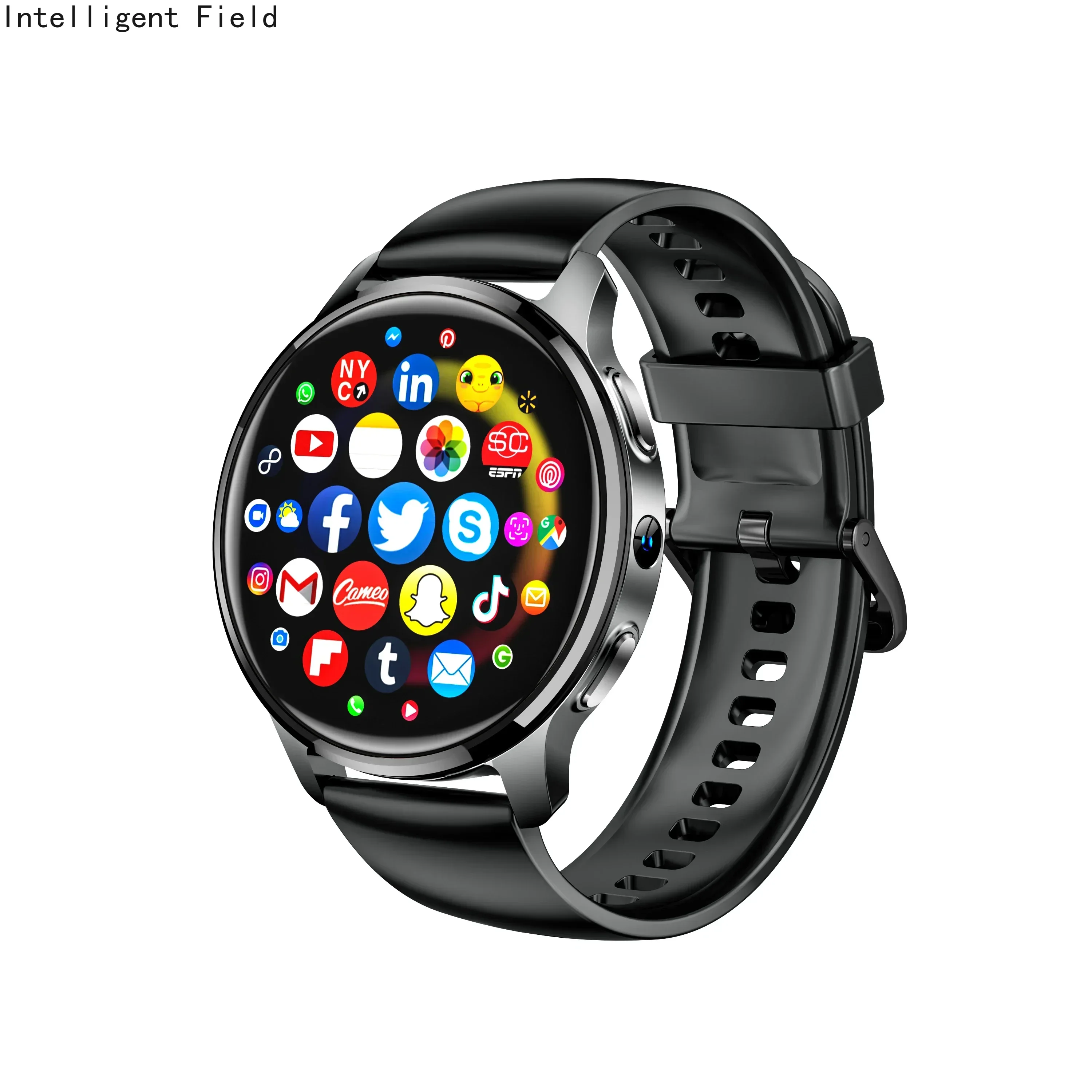 Intelligent Field P68 PRO 1,508'' AMOLED Smartwatch: 2MP Kamera/GPS/WiFi/Android OS Wasserdichte globale Version für Männer und Frauen
