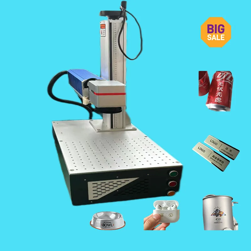 Hot30w /20w/50w Lasergravurmaschine Laserbeschriftungsmaschine zum Verkauf Schreibtisch tragbarer Faserlasergravierer Typ