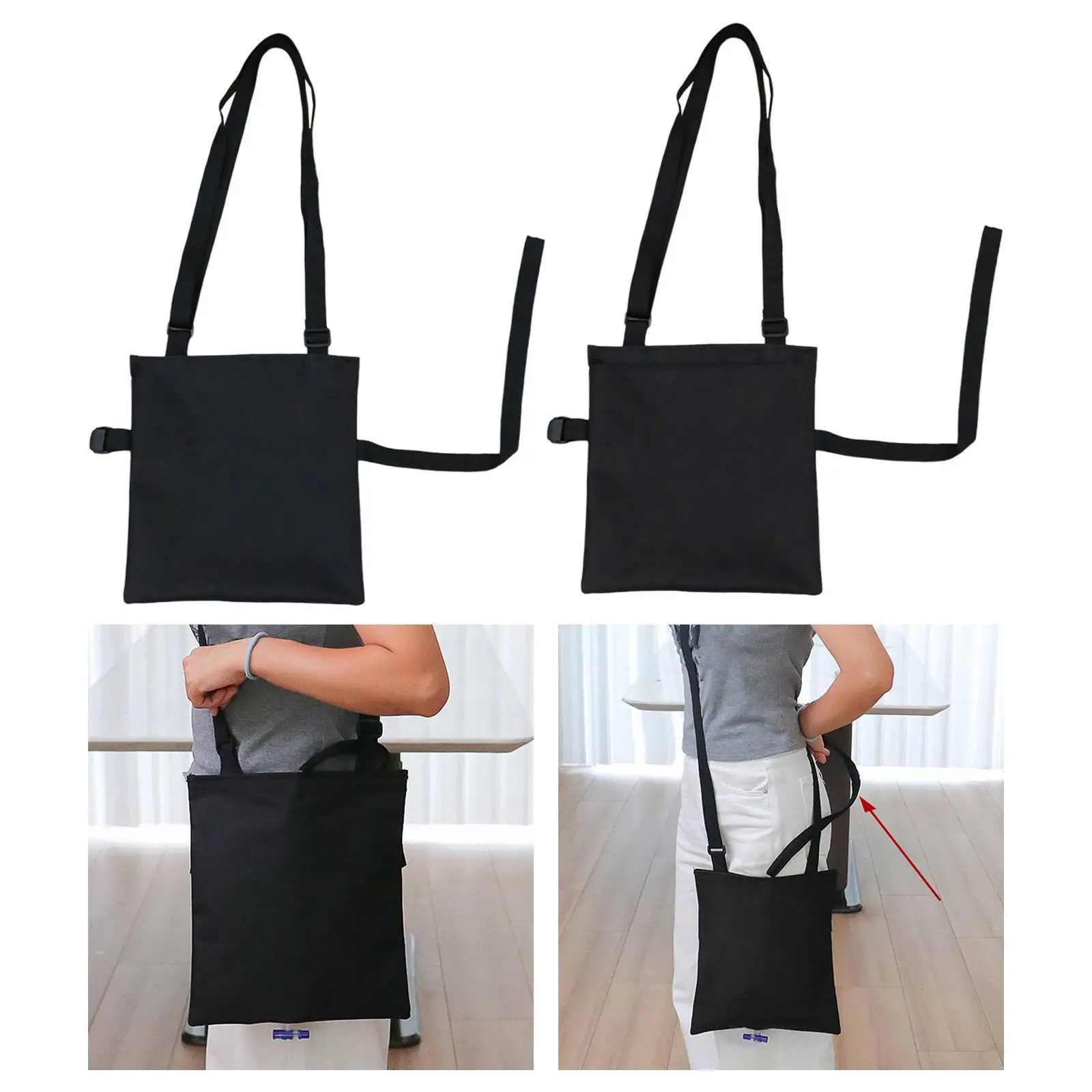 

Держатель для дренажного мешка для мочи, многоцелевой портативный держатель для катетера большой емкости, аксессуар, чехол для дренажного мешка для путешествий домой