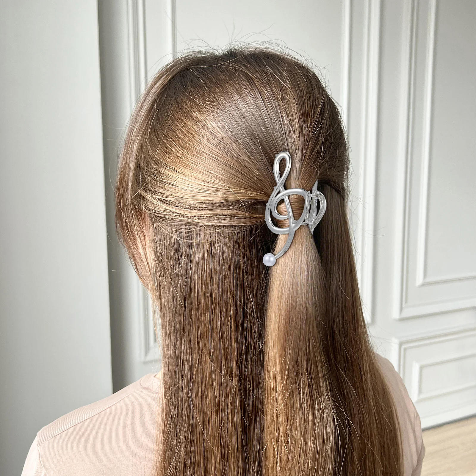 

Note Large Claw Clips For Thin Claw Clip Large Metal Clip For Women Hair Styling Tool Thick Long Hair Accessory