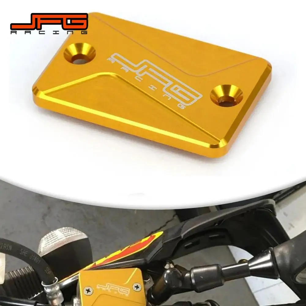Motorcycle Upper Lower Brake Reservoir Cover For SUZUKI RM 80 85 125 250 RM250Z RMZ250 RMZ450 RMX450Z DRZ125 DRZ125L Dirt Bike