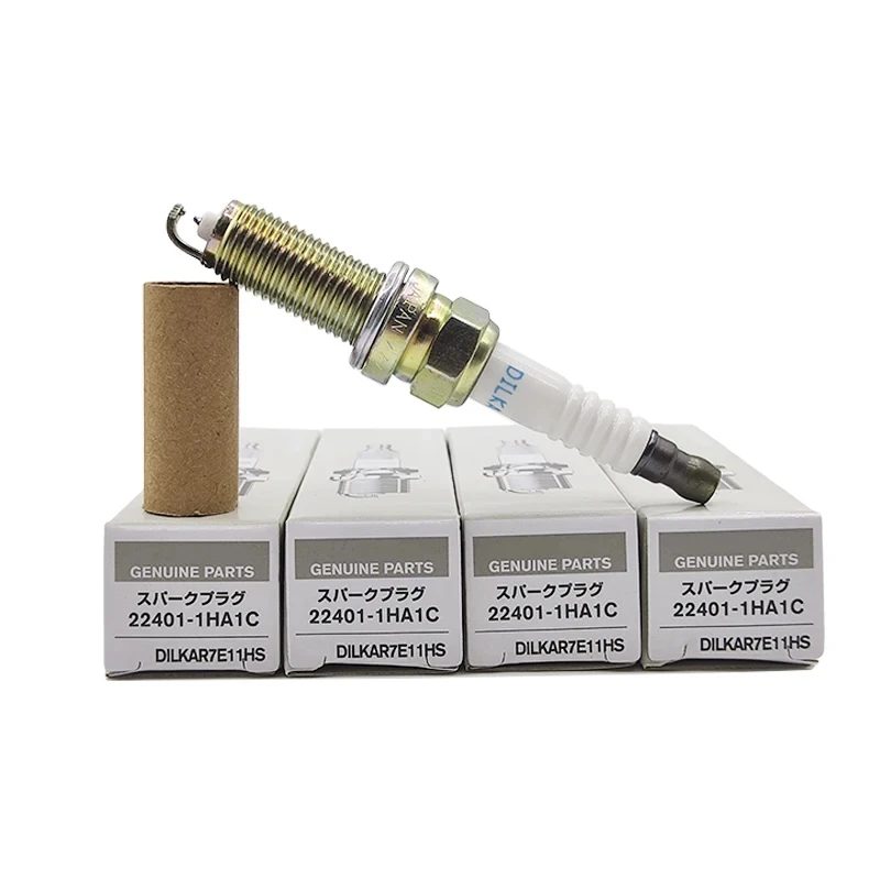 4PCS 22401-1HA1C DILKAR7E-11HS High Quality Spark Plug For NISSAN Car Candles 224011HA1C DILKAR7E11HS 22401 1HA1C