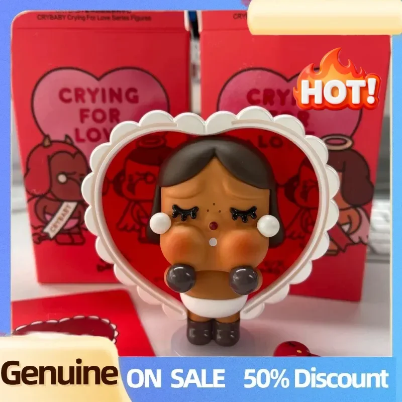 

Genuine Popmart Crybaby Crying For Love Series Blind Box Valentine'S Day Gift Love Crybaby Figure Mystery Box Trendy Toy Gift
