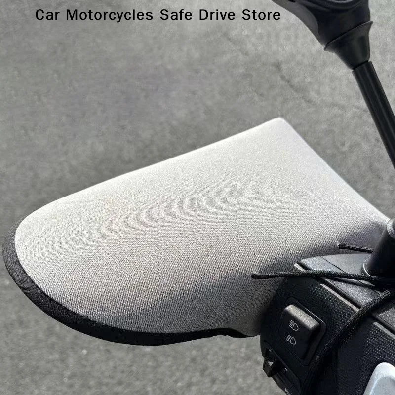 1Pair Motorcycle Handlebar Muffs Electric Vehicle Sun Protection Gloves Mitten Windproof Hand Covers Waterproof Grip Accessories