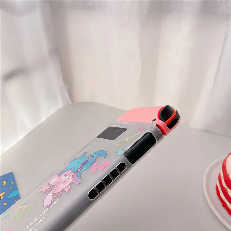 حافظة لهاتف ديزني ستيتش سوفت تي بي يو واقية من الجلد لنينتندو سويتش NS جوي كون كونترول واقي من الظهر