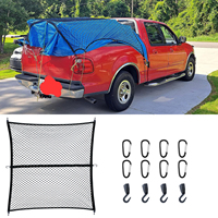 Highly Elastic Cargo Net For Pickup Trucks FOR Ford Ranger Stretchable Mesh Organizer for Light Loads Camping Trip Luggage