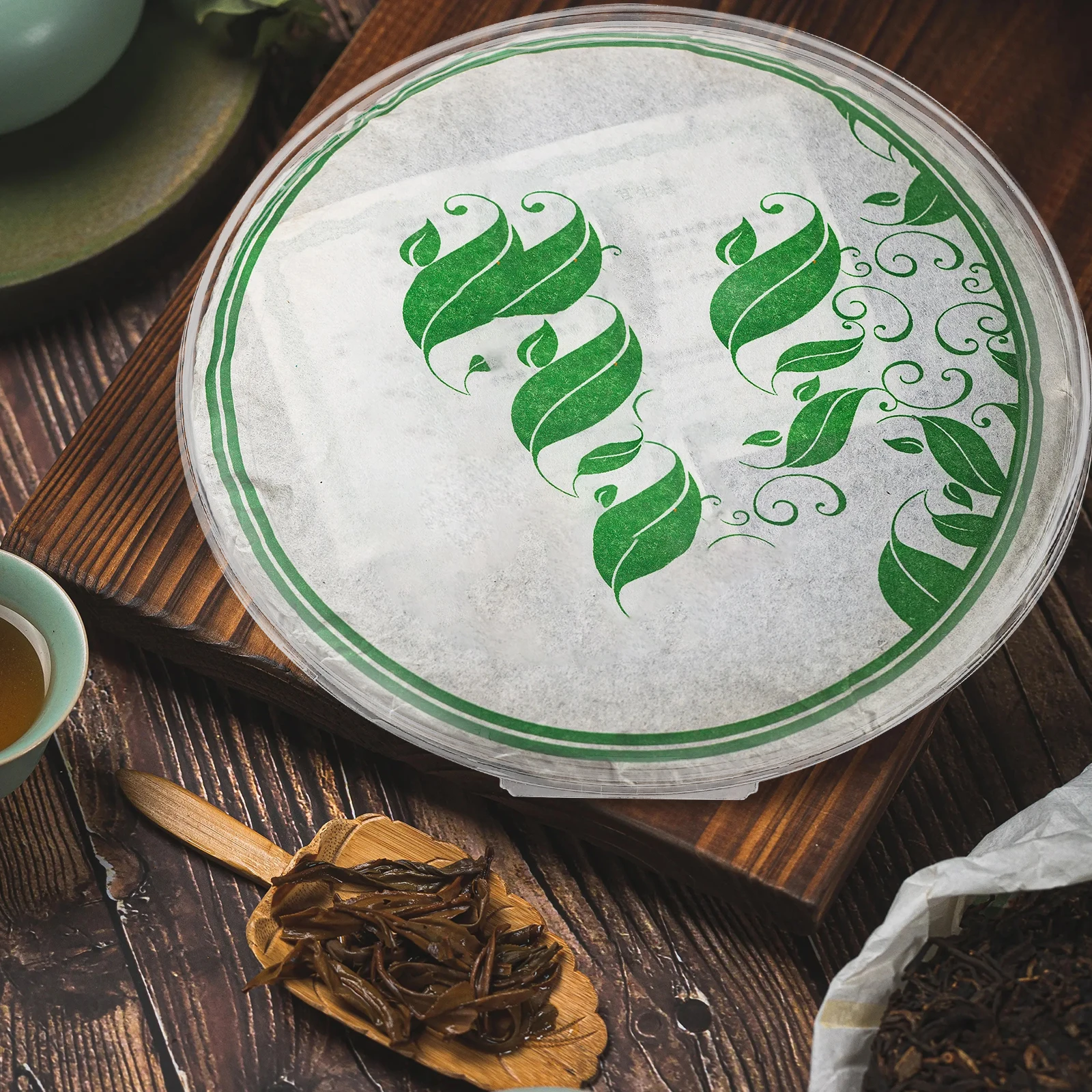 

1 Set Transparent Tea Cake Storage Box Dust-Proof Moisture-Proof Plastic Puerh Tea Holder Display Case Organizing Container