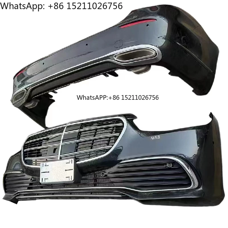 

Оптовый оригинальный автомобильный бампер для Mercedes Benz S-class W223 Обновление AMG Body Kit Передний бампер с решеткой Задний бампер Диффузор