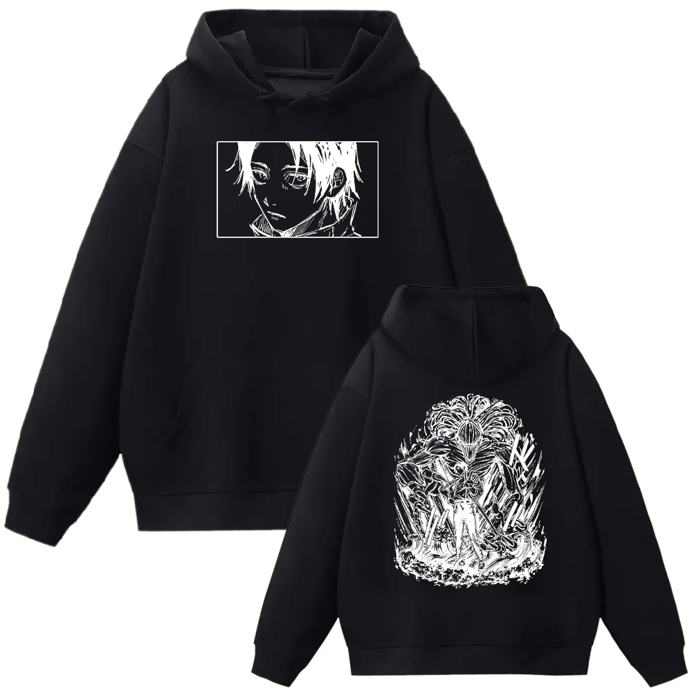 Japanese Anime Jujutsu Kaisen Okkotsu Yuta Hoodies Men Women Manga Sweatshirts Oversized Fall Winter Casual Fleece Streetwear