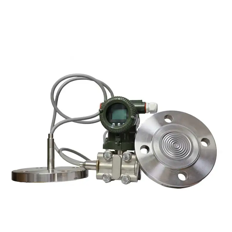 IP65 Pressure Transmitter with Double Flange Remote Single Crystal Silicon Pressure Sensor