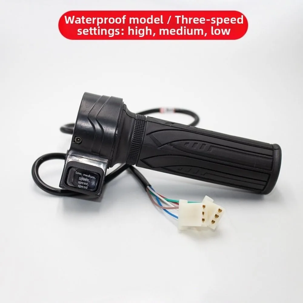 New Universal Electric E-Bike Twist Throttle Multistyles Black Electric Scooter Twist Grip Forward and Reverse Gear Grips Handle