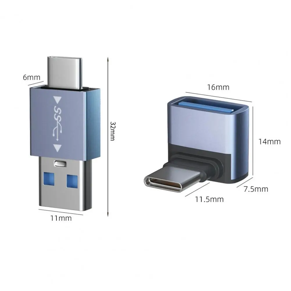 محول خفيف الوزن عالي السرعة من النوع C ذكر إلى USB A ذكر محول صغير عالمي من النوع C إلى ملحقات الكمبيوتر