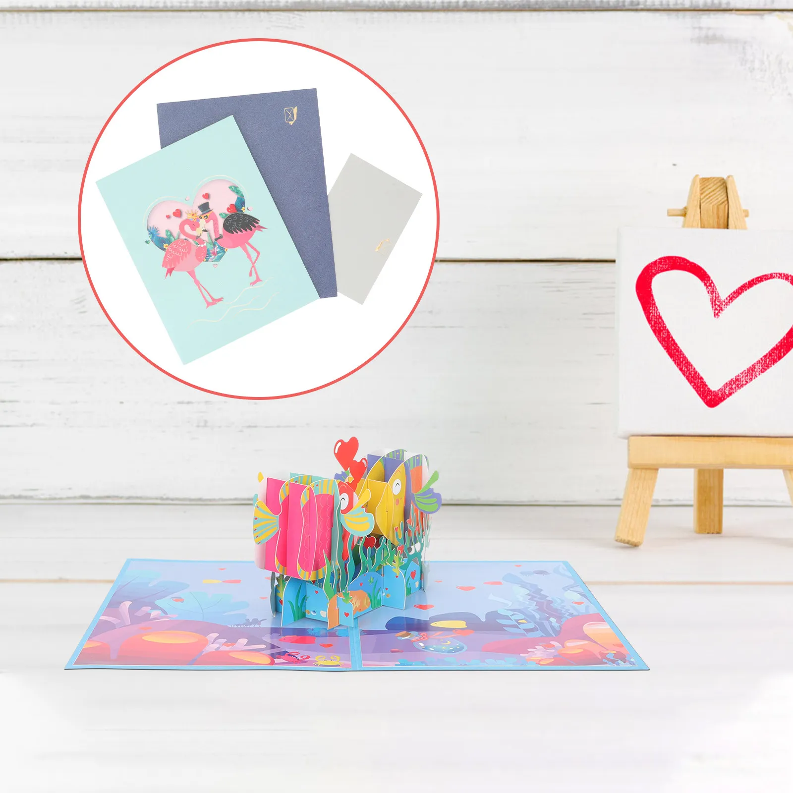 

1Set -Up Anniversary Greeting Card Delicate Paper Design for Wedding Anniversary Best Wishes Gift Cards for Wife