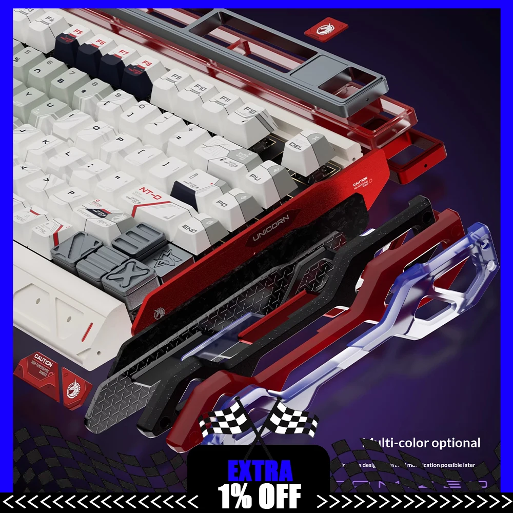 PIIFOX AS-KB-FN75 Wired Keyboard aluminium alloy 8K HZ Magnetic Axis Keyboard Double Ended Drive For VALORANT Pc Accessories