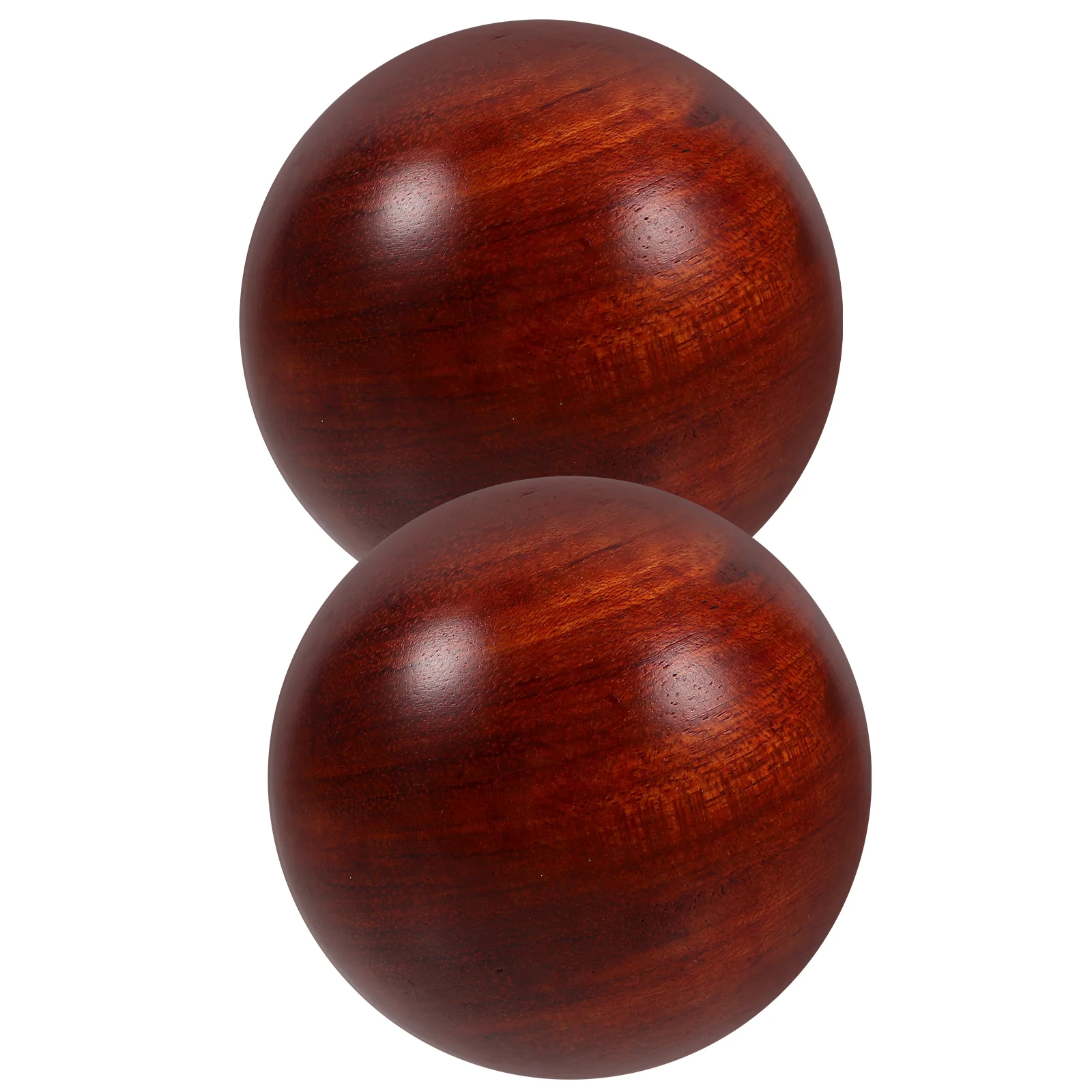 

2 Pcs Chinese Spheres for Massages Yoga Balls Fascia Hand Handballs Baoding Exercise Wooden Muscle Stretch