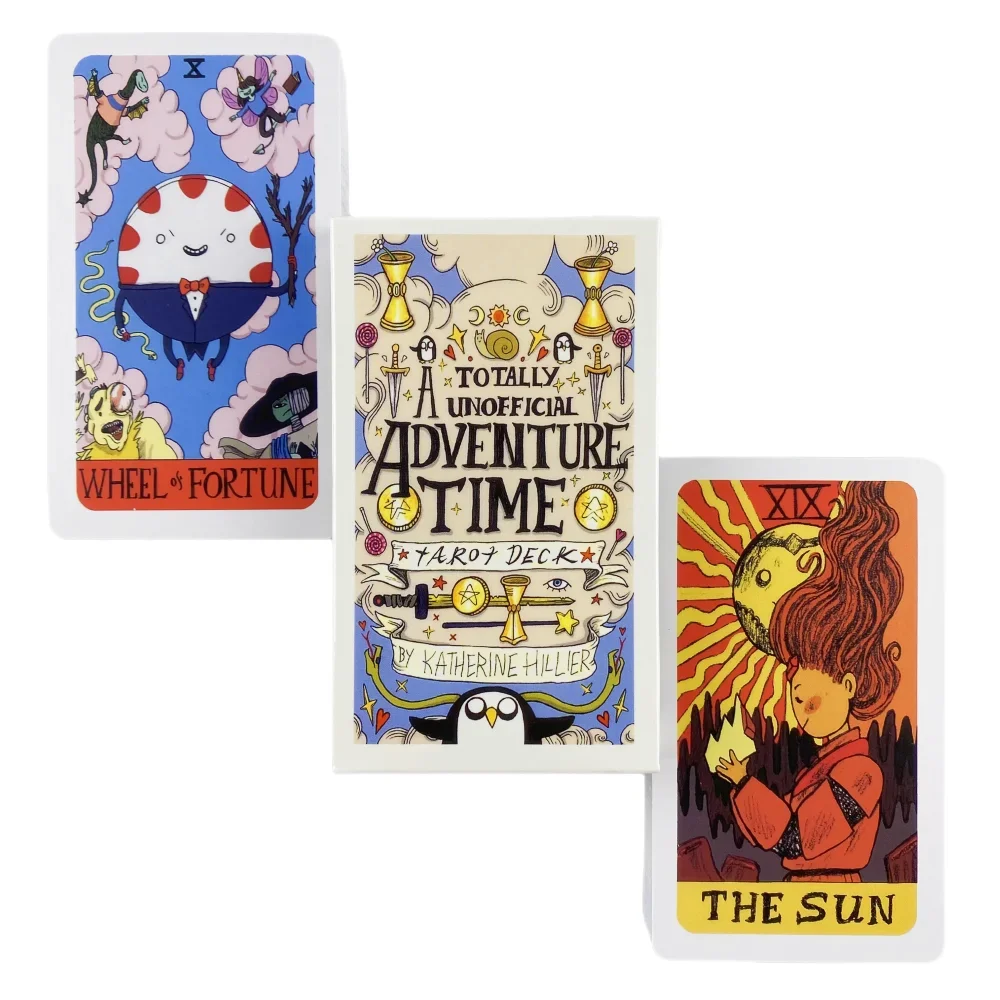 Adventure Time Tarot Cards A 78 Deck Oracle English Visions Divination Edition Borad Playing Games Board Game Cards