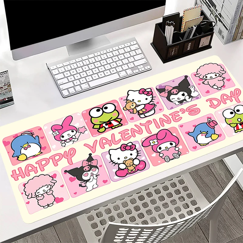 Mouse Pad H-hello K-kitty Large Computer Office Game Table Mats New XXL Rubber Anti-slip Gaming Keyboard Mousepad Long Desk Pads