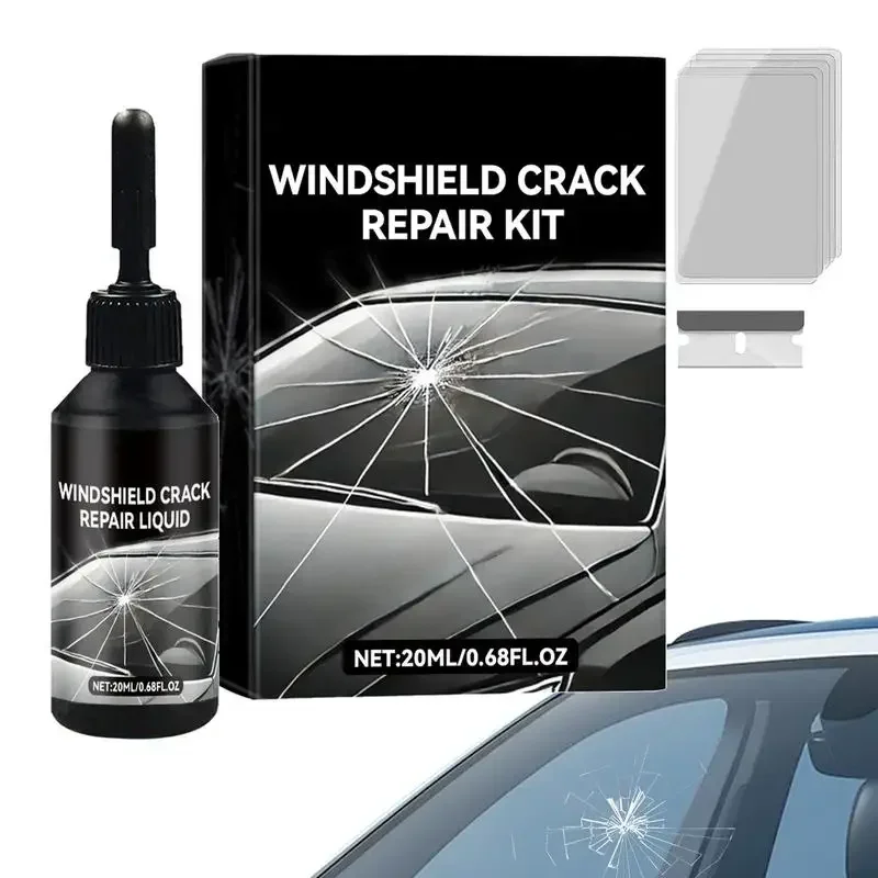 

Vidro do carro Scratch Windshield Repair Fluid Agent, Vidro da janela do pára-brisas, Nano Crack, CrackResin, AutoAccessory