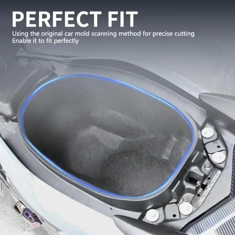 دراجة نارية NMAX155 مقعد تخزين الوسادة كامل التفاف الألياف الاصطناعية وسادة وسادة الزخرفية لياماها NMAX NMAX-155 #6