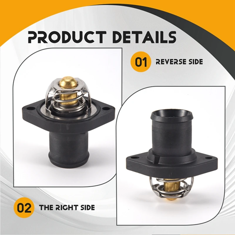 A30F-Car サーモスタットプジョー 206 307 1007 シトロエン ベルランゴ C3 C4 クサラ 1336.Q1 1336.N5 9630066780