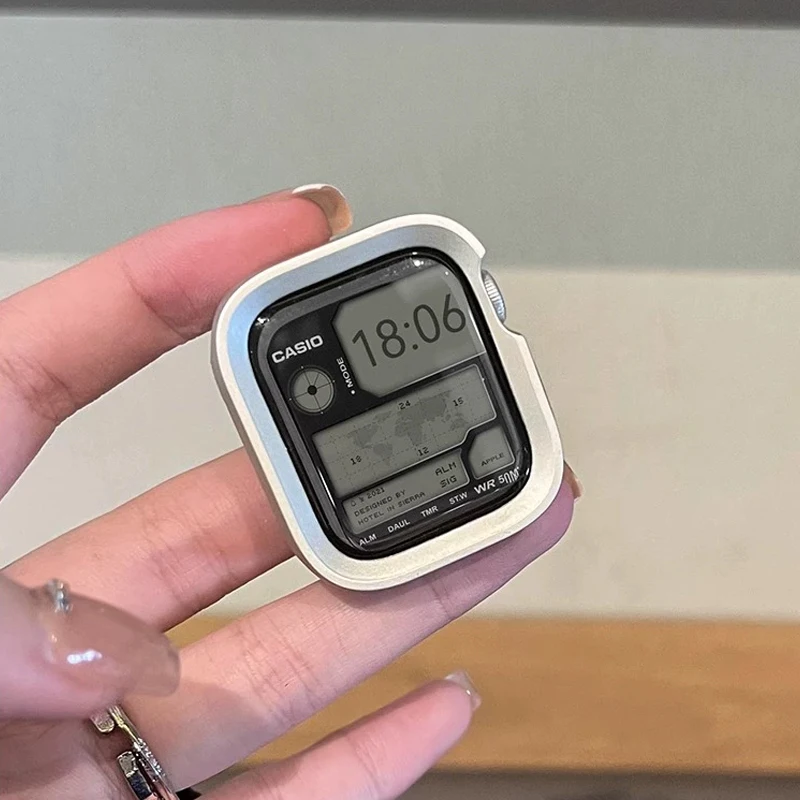 Мягкие силиконовые часы, похожие на Apple Watch 9 8 7 6 SE 5 Sport, противоударный матовый защитный чехол для iWatch 49 мм 41 мм 40 мм 44 мм 45 мм