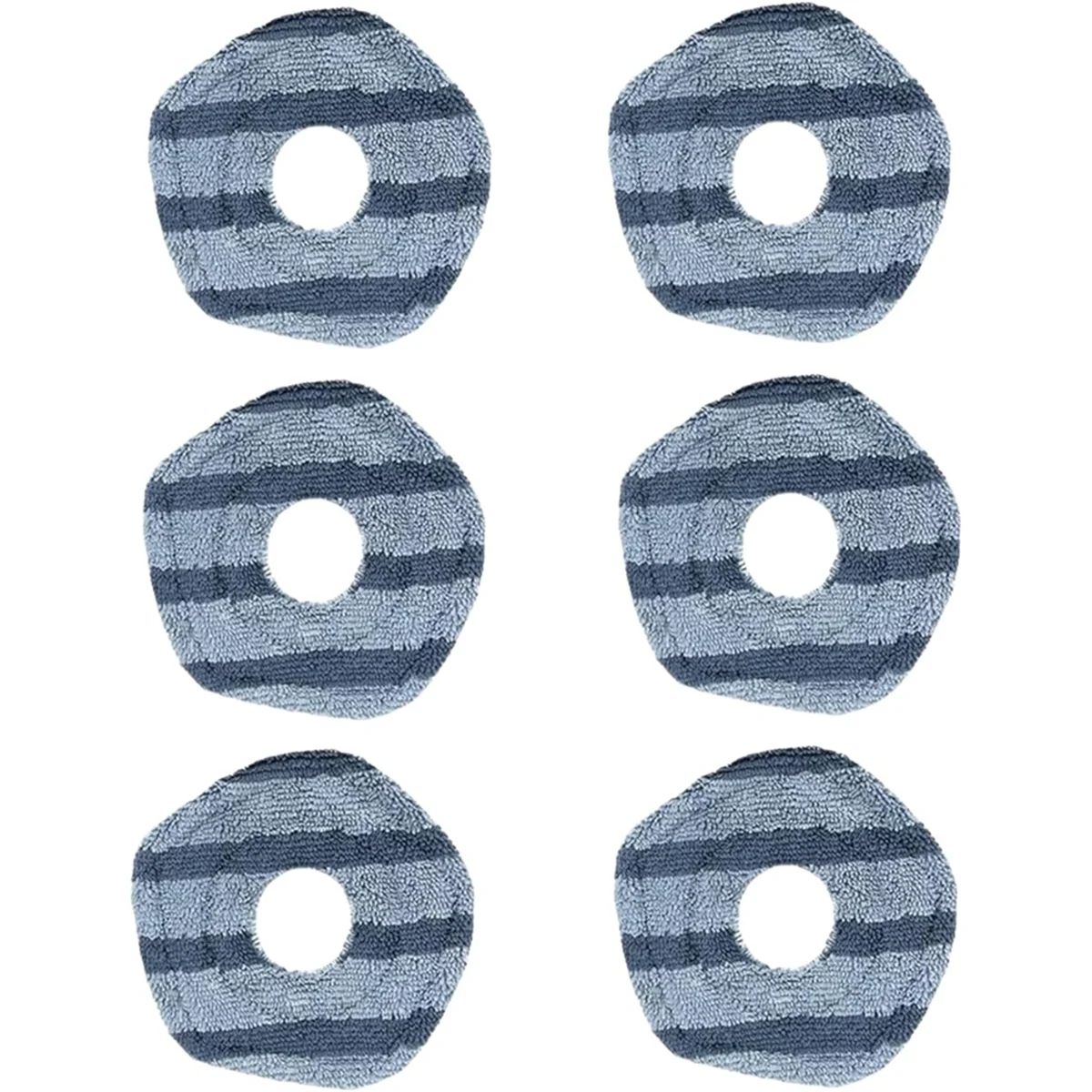 แผ่นถูพื้นสุญญากาศ4ชิ้นสำหรับ eufy X10 Pro OMNI และ eufy หุ่นยนต์ดูดฝุ่นอะไหล่ผ้าถูพื้น