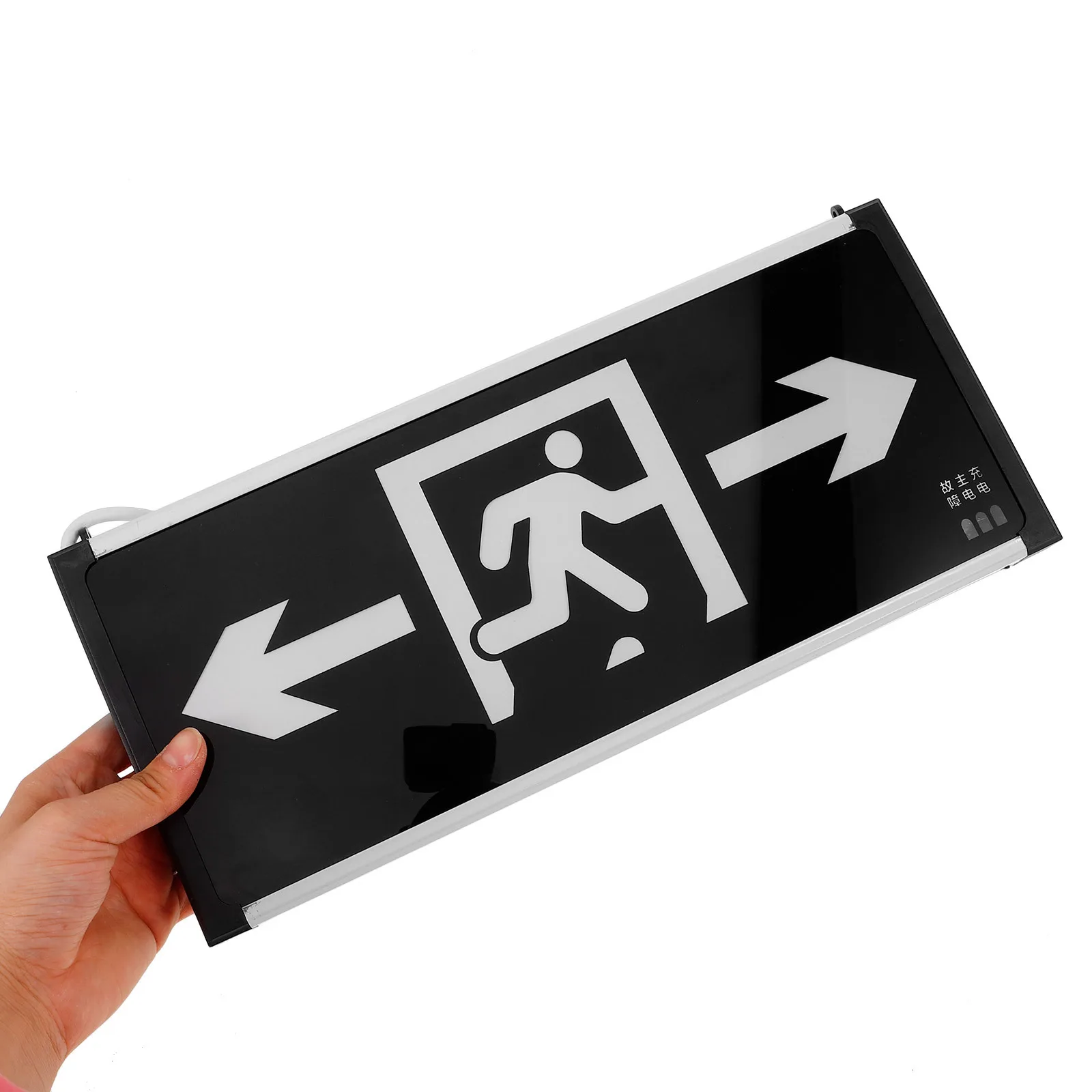 Hanging Fire Exit Indicator LED Emergency Light High Visibility Dual Sided Wiring Easy Installation for Offices Hotels Public