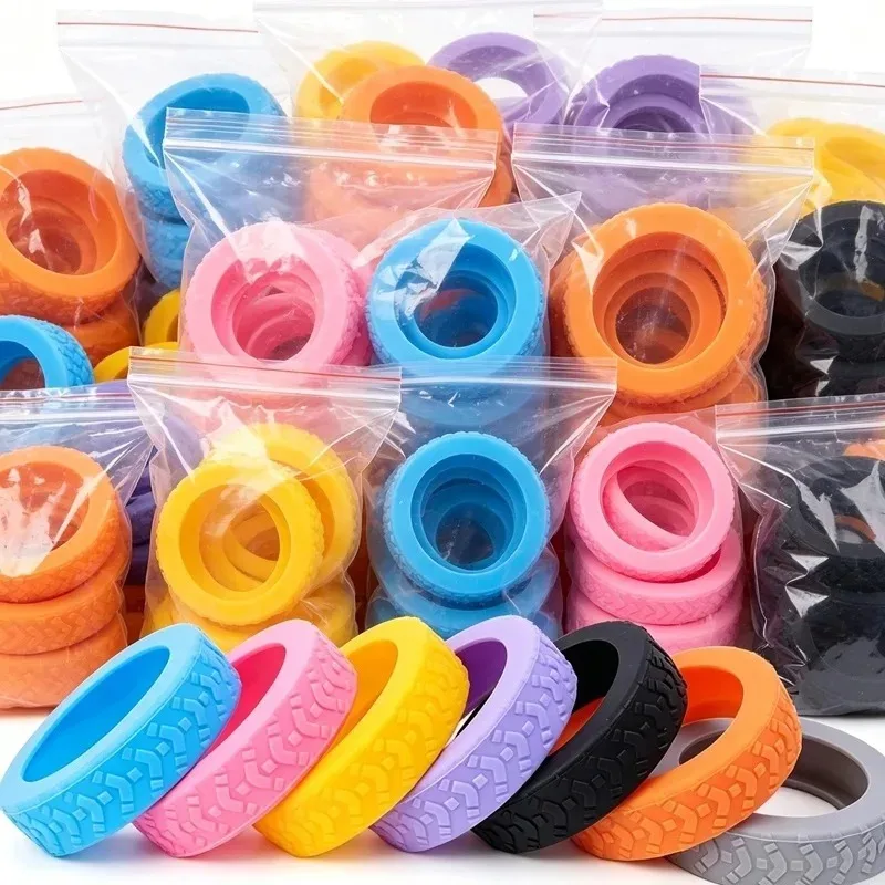 24/2pcs 2026 New Luggage Wheel Rubber Covers Thickened Wheel Protection Covers Silent Silicone Cover Wheel Rubber Ring