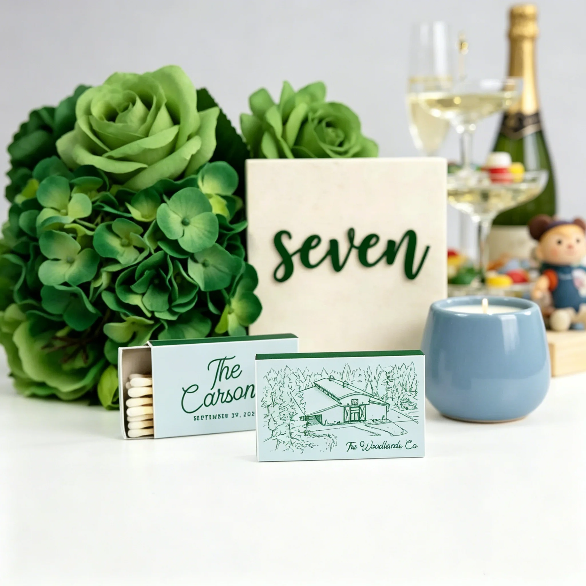 Wedding Venue Matchboxes, Custom Matchboxes Wedding Favors, Personalized Wedding Venue Matchbox Favors, Custom Matchbox Wedding