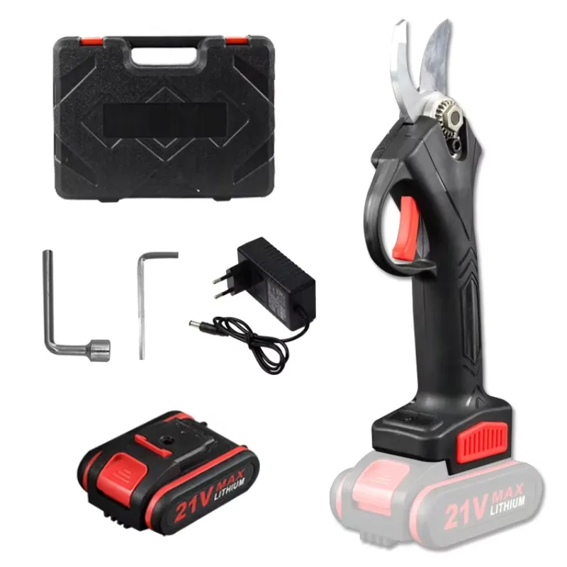 

Li-ion Battery Powered Cordless Electric Pruning Operated Tree Pruner Cutting Scissors Pruner Shears for Yards