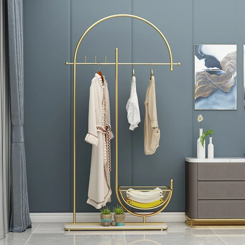 Modern Portable Coat Racks Metal Display Nordic Organizer Storage Coat Racks Space Saving Clothes Perchero Trendy Furniture