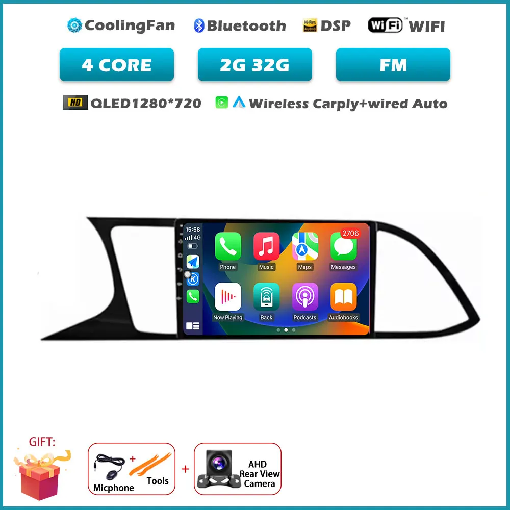 Voor Seat Leon MK3 5F 2012-2018 Carplay DSP 4G WIFI Android Alles In Een Auto Intelligent Systeem Autoradio video GEEN 2DIN DVD