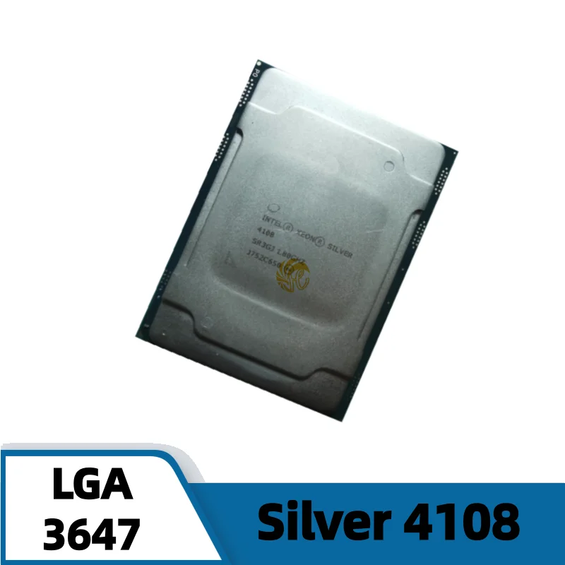  Xeon Silver 4108 1.8GHz 11M Cache 8-Cores 16-Thread 85W LGA3647 CPU Silver4108