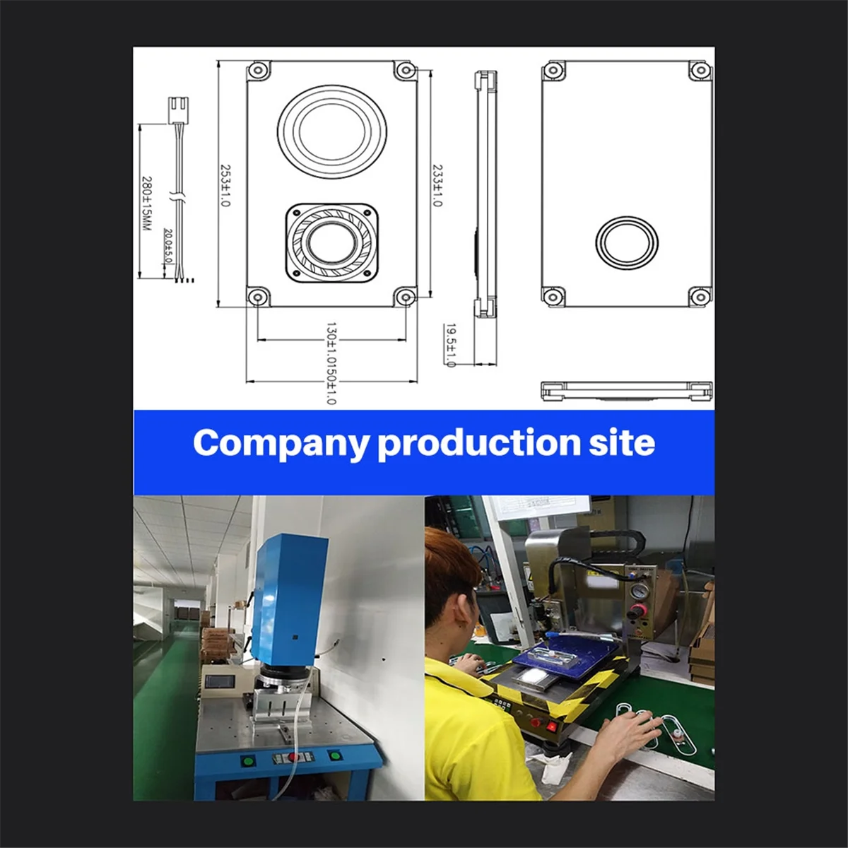 Динамики Ультратонкий сабвуфер для телевизора, 4 Ом, 15 Вт, прямоугольный динамик Hi-Fi, супер басовое аудио для домашнего кинотеатра