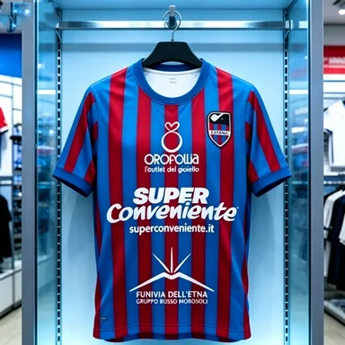 2026 New Soccer Jersey Catania 3D Printed Men's An Women's Athleisure T-Shirt Summer Quick-dry Soft Comfy Lightweight Beachwear