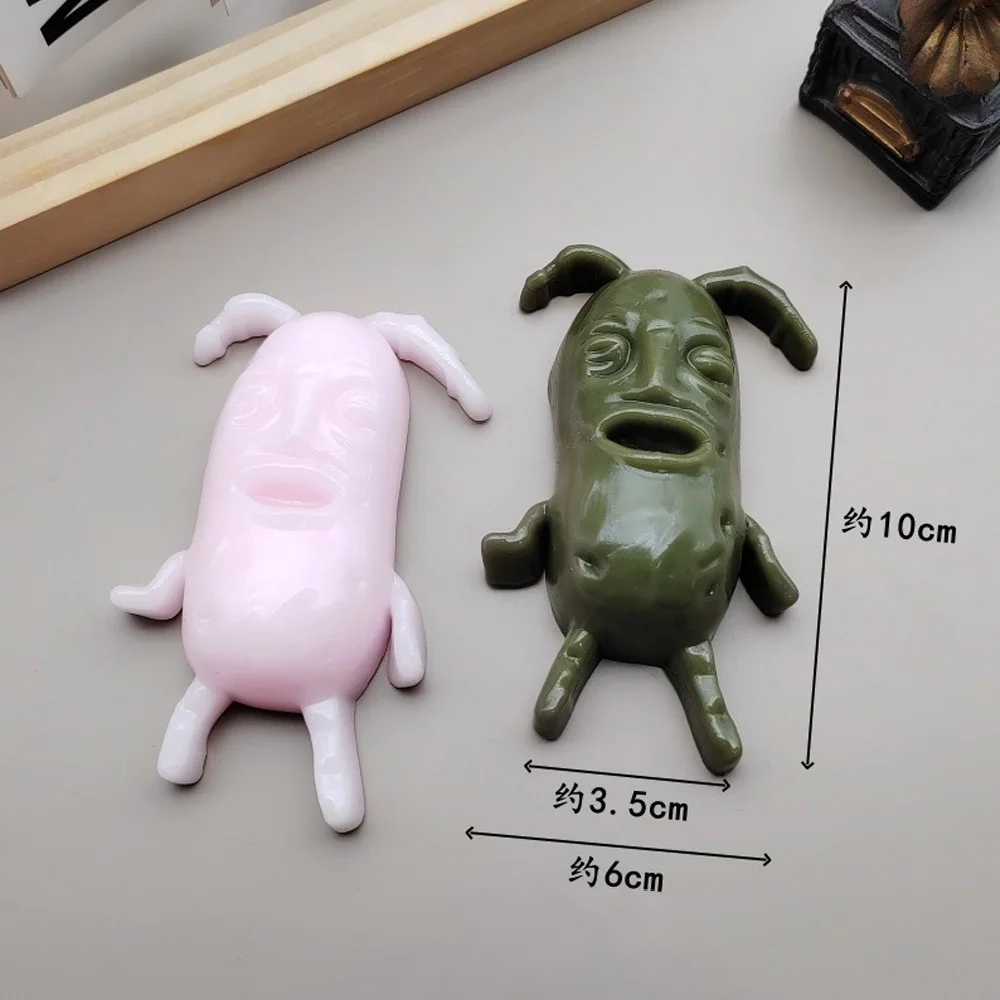 Jouet à presser en silicone drôle pour enfants et adultes |   Jouet Squishy Fidget pour soulager le stress et l'anxiété